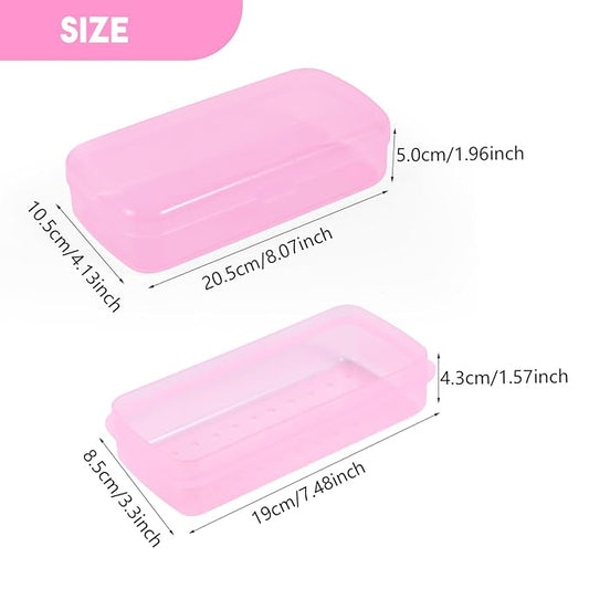 Nail tool sterilizer box pink,fully