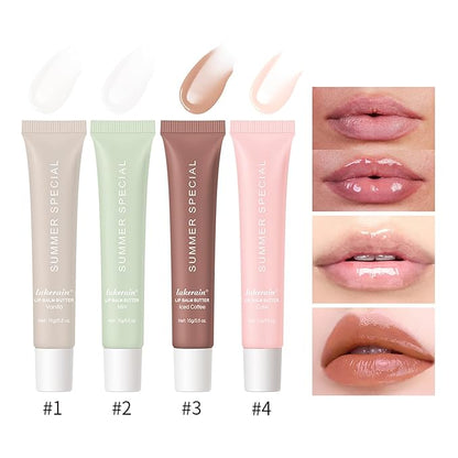 Summer Special Lip Butter Balm - Ultra-Hydrating, Nourishing Lip Care with Natural Ingredients, Shea Butter & Olive Butter, Soothes & Softens Dry Lips (#2 Mint, 0.5 Fl Oz (Pack of 1))