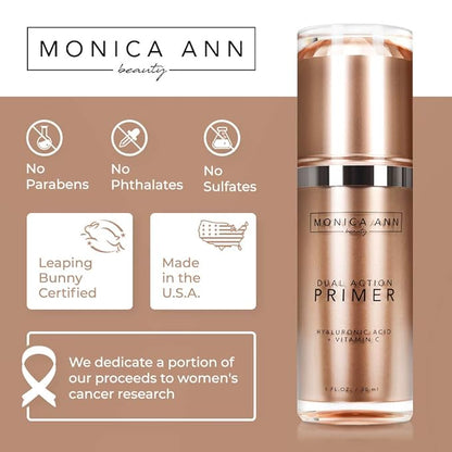 Dual-Action Face Primer - | Hydrating Makeup Primer Skin Tone 30 mL