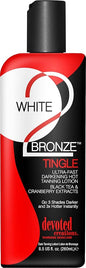 Devoted Creations White 2 Bronze, Tingle, Ultra Fast, Darkening Lotion 8.5 oz.