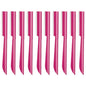 Eyebrow Razor, Eyebrow Razor Shaper for Men and Women, Grooming Shavers (red-10pcs)