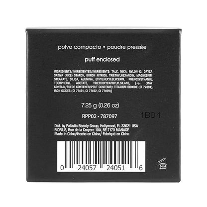 Palladio, Pressed Rice Powder with Mirror Mattifying Makeup