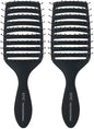 Epic Professional Quick Dry Hair Brush (Black)…2 Pack