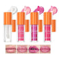 4Pcs Hydrating Lip Glow Oil,Moisturizing Lip Oil Big Hydrating