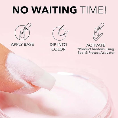 Kiara Sky Long Lasting Nail Dip Powder Pink Rag Doll 1 oz