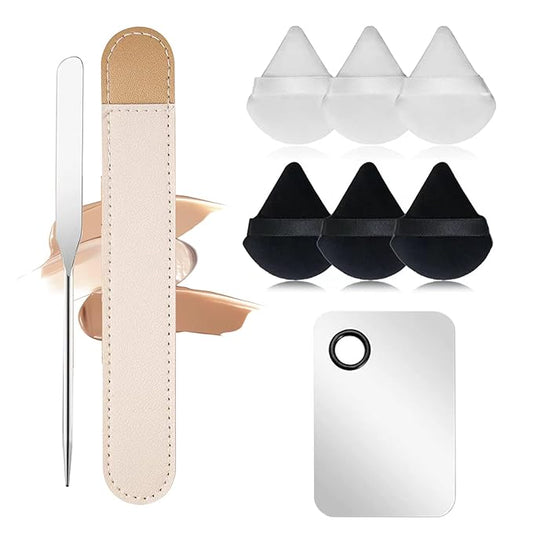 Makeup Spatula,Korean Spatula Makeup Stainless Steel Makeup Spatula