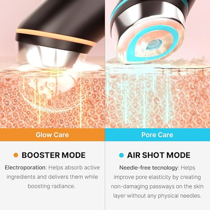 medicube Age-R Booster Pro | 6-in-1 Real Glass Glow Beauty Massager | Looking Glass Skin | Korean Skin Care