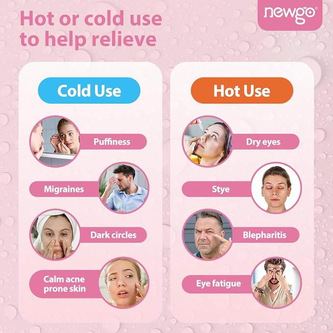 Newgo 2pack cold eye mask