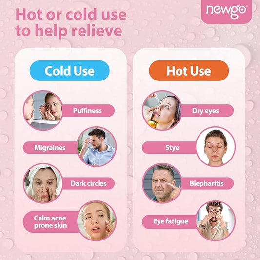 Newgo 2pack cold eye mask