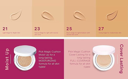 MISSHA Magic Cushion Foundation No.27 Honey beige for Skin Types