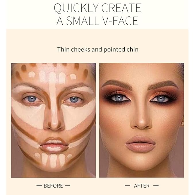 Double-End Contour Highlighter Stick, Face Contour Makeup Contouring