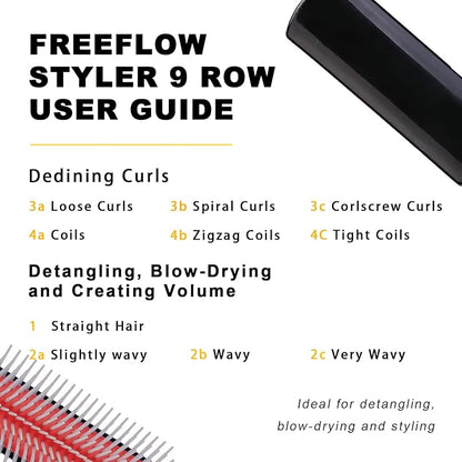 Classic Styling Curly Hair Brush. 9