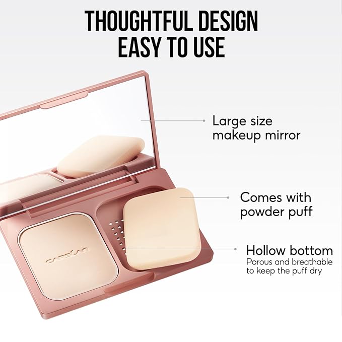 Oil Control Pressed Setting Powder Compact, 12H Longlasting NATURAL, 0. 28Oz