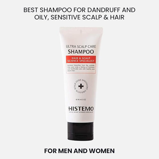 Ultra Scalp Care Shampoo: DHT Blocking Hair Restoration, Growth Promoter with Biotin for Men & Women, Prevents Loss on Oily or Colored Hair (3 oz)