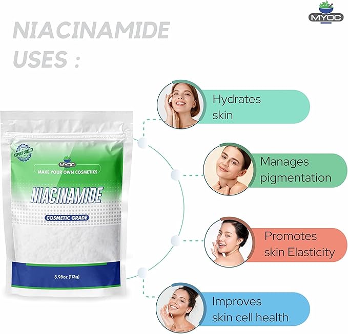 Niacinamide -3.9oz Pure Niacinamide Powder, Niacinamide Powder Cosmetic 3.9oz