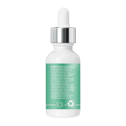 Hempz Cucumber Aloe, Facial Serum, Beauty Actives with Cermanides for dry to normal skin, for men and women, 1oz