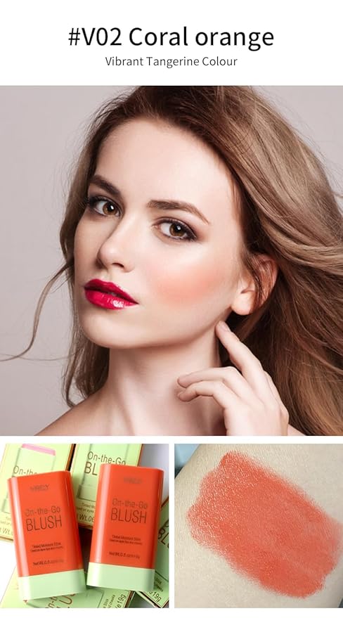 Multi-Use Makeup Blush Stick, Cream Blush Stick, Tinted