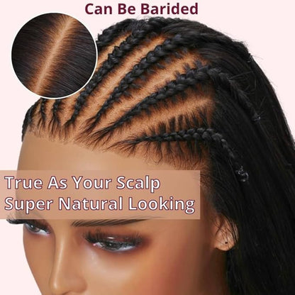 Beauty Forever Bye Bye Knots 7X5 Pre Cut Lace Honey Blonde Highlight Jerry Curly Put on Go Glueless Lace Front Wig,Mixed Color Invisible Knots Human Hair Wigs Pre Plucked Hairline 150% Density 24 Inch