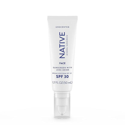 Unscented Mineral Face Lotion - SPF 30-1.7 fl oz