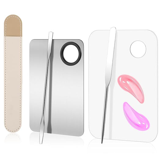 5 Pcs Makeup Spatula Korean Foundation Spatula Stainless