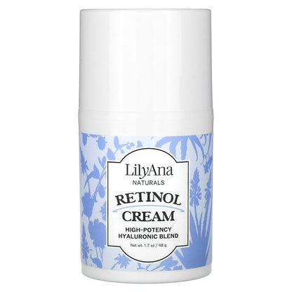 LilyAna Naturals Anti Aging Retinol Face Cream for Women – Wrinkle & Neck Cream for Firming, Retinol Moisturizer for Face with Hyaluronic Acid, Hydrating Night Cream for Fine Lines, Collagen Boost
