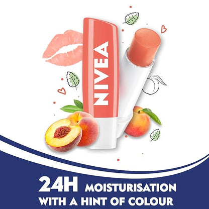 Nivea Lip Balm - Fruity Shine PEACH -Pack