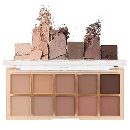 AMY'S DIARY 12Color Light Pink Purple Eyeshadow Palette, Long-Lasting, and Highly Pigmented. Elevate Your Eye Makeup– Unleash Your Unique Style (10 colors 09#)