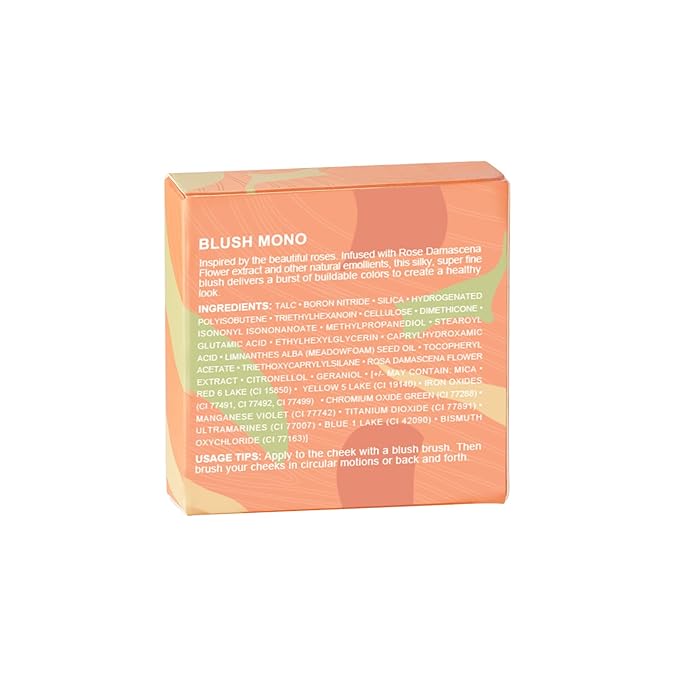Oulac Blush Face Coral Matte | Pigmented Powdery 4.8g