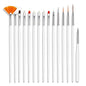 Auocattail nail art tool set