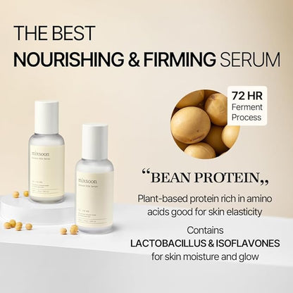 mixsoon Soybean Milk Serum - Bean Essence No.2 Nourishing Serum, Korean Skincare for Glass Skin - (1.69 fl.oz / 50ml)