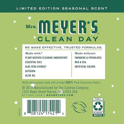 Mrs. Meyer's Liquid Hand Soap, Cruelty Free and Biodegradable Formula, Iowa Pine Scent, 12.5 oz (Pack of 2)