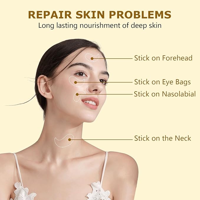 24k gold vitality-fill eye patches