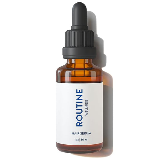 Routine Wellness Advanced Hair Serum - Nourishing Scalp Treatment for Enhanced Hair Support and Thickness with Natural Oils, Ideal for Men & Women - 30ml