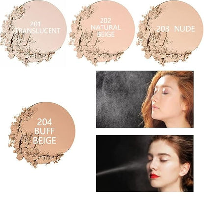2 Pack PHOERA Matte Face Powder, Control Oil