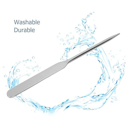 Stainless Steel Makeup Spatula, Liquid Foundation Spatula Stainless Makeup Tool