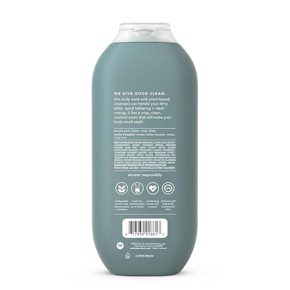 Method Men Body Wash, Sea + Surf, Paraben and Phthalate Free, 18 FL Oz (Pack of 6)