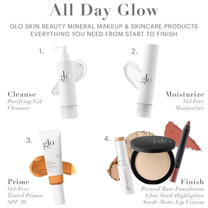 Glo Skin Beauty Oil Free Moisturizer - Lightweight Moisturizing Face Cream Powered by Hyaluronic Acid & Algae Extract for a Balanced, Conditioned & Clear Complexion