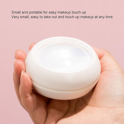 Dioche Loose Powder Container with Puff Sifter Lids,