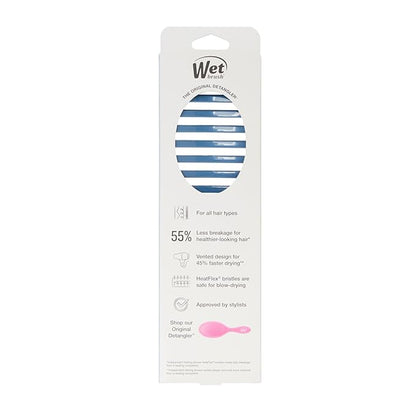 Wet Brush Speed Dry Hair Brush, Elemental Blue, Vented Design & Soft HeatFlex Bristles, Blow Dry Safe, Ergonomic Handle Manages Tangles & Uncontrollable Strands, Pain-Free Hair Accessories