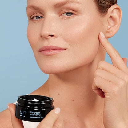 Blue Lagoon - BL+ The Cream Whipped Facial Moisturizer | Sustainable, Bioactive Luxury Skincare (Mini, 0.5 oz | 15 ml)