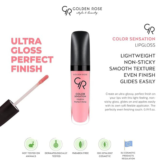 Golden Rose Cosmetics Lipgloss Color Sensation Light & Non-Sticky Gloss (NO:104)