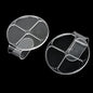 yueton 2PCS Acrylic Makeup Mixing Tray Makeup Palette