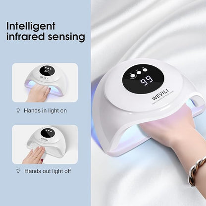 72w uv nail lamp, faster