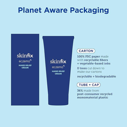 Skinfix Eczema+ Hand Relief Cream: Hydrating Hand Repair Cream to Address Eczema & Dry, Cracked, Sensitive Skin, 3 Fl Oz