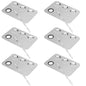 6 Pack 6 x 4 Inch Stainless Steel
