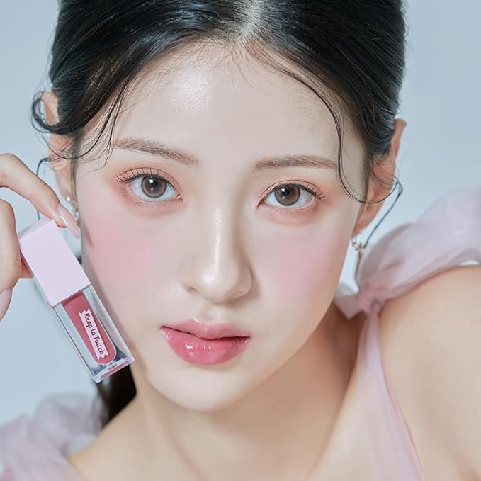 Jelly Plumper Tint (P01 Sparkling Champagne) | Non-Sticky, Long-Lasting & Moisterizing Lip Plumper | Vegan and Cruelty-Free Korean Lip Tint