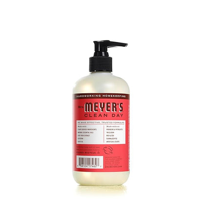 MRS. MEYER'S CLEAN DAY Hand Soap, Made with Essential Oils, Rhubarb 12.5 Fl Oz (Pack of 6)