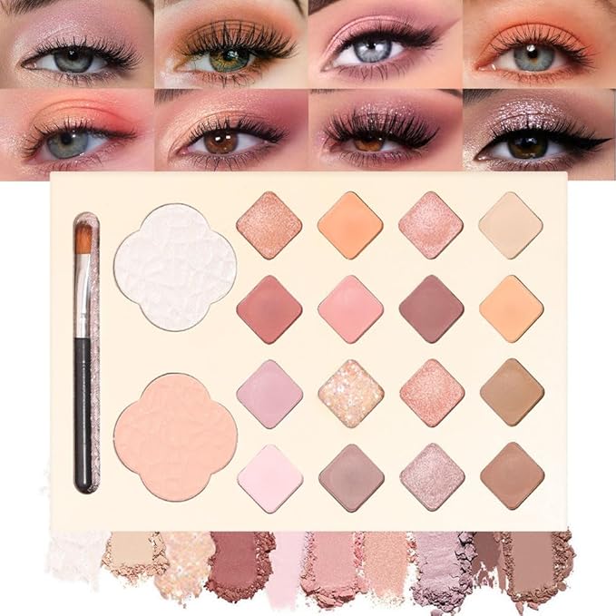 18 Girds Colorful Matte Shimmer Eyeshadow Palette