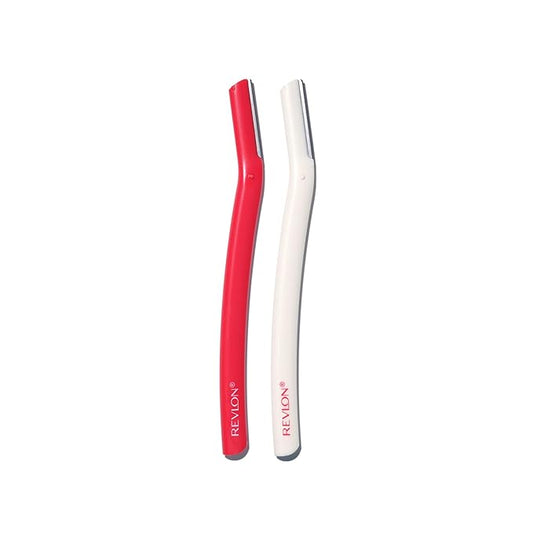 Revlon Face Defuzzers, High Precision Hair Removal and Dermaplaning Blade, Smooth Skin, Made with Stainless Steel, 2 Count