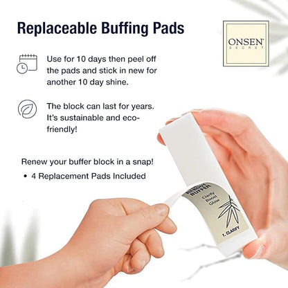 Professional nail buffer block |